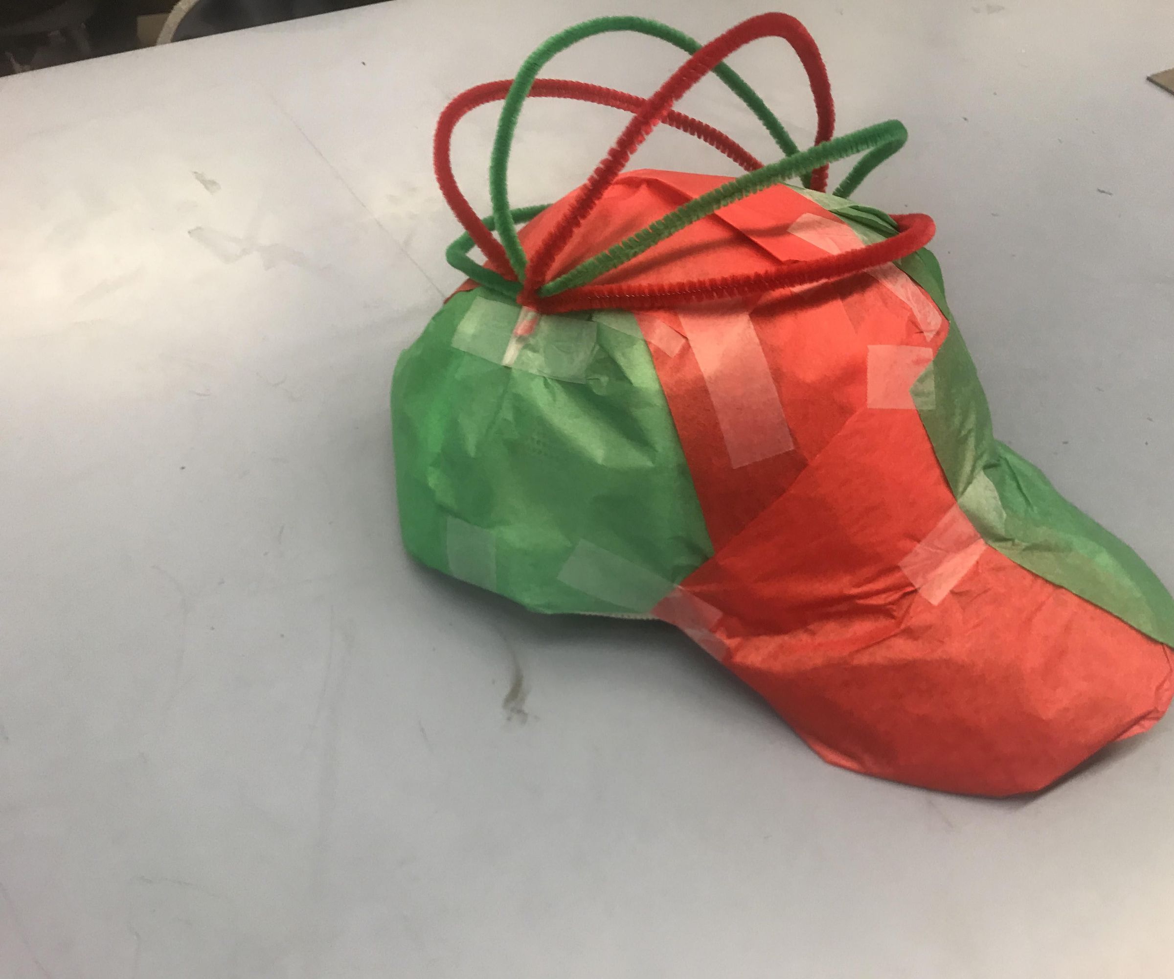 Christmas Colors Ugly Hat