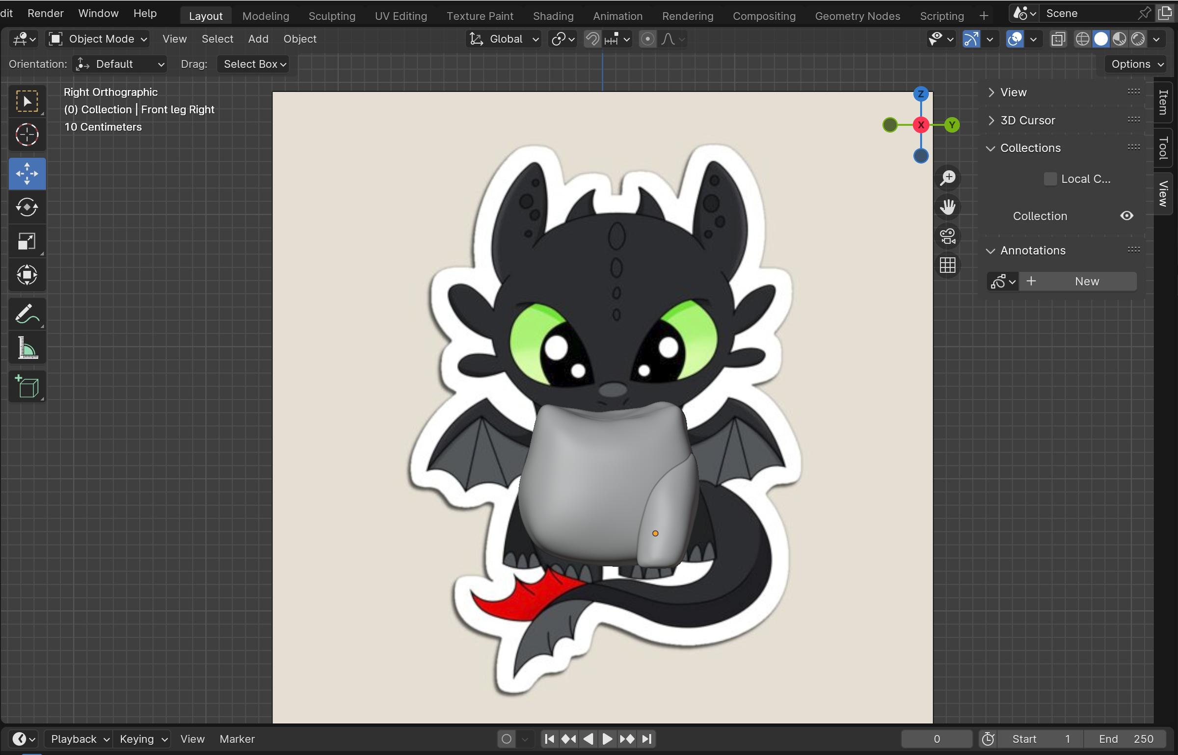 Cute Toothless Dragon 3d Printed Figure : 16 Steps (with Pictures ...