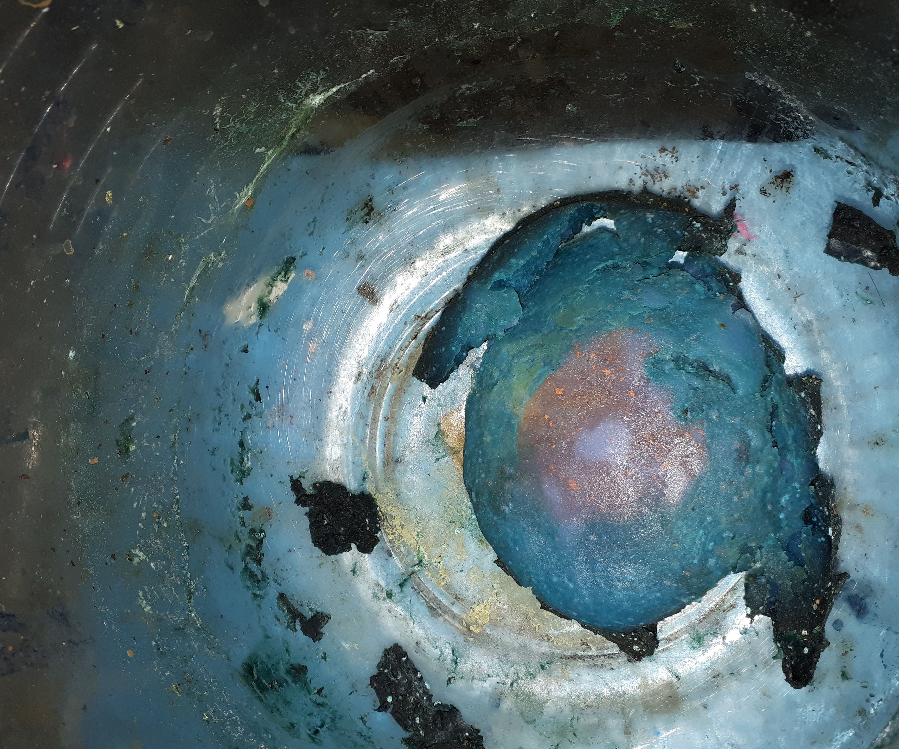 Metal Bioremediation Bioreactor With Bacillus L Bacteria.