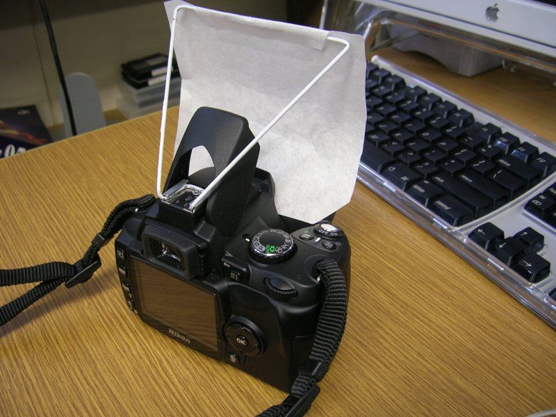 DIY Built-in Pop-up Flash Diffuser (soft Screen) 