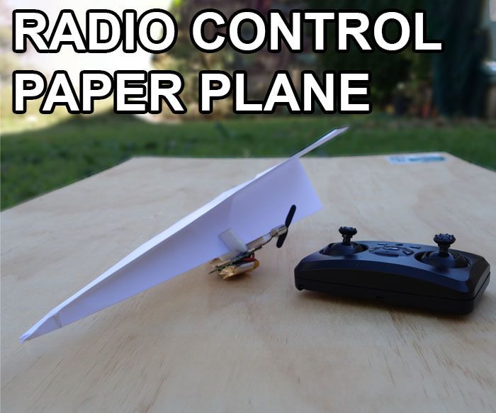 Easy Radio Control Paper Plane 8 Steps (with Pictures) Instructables
