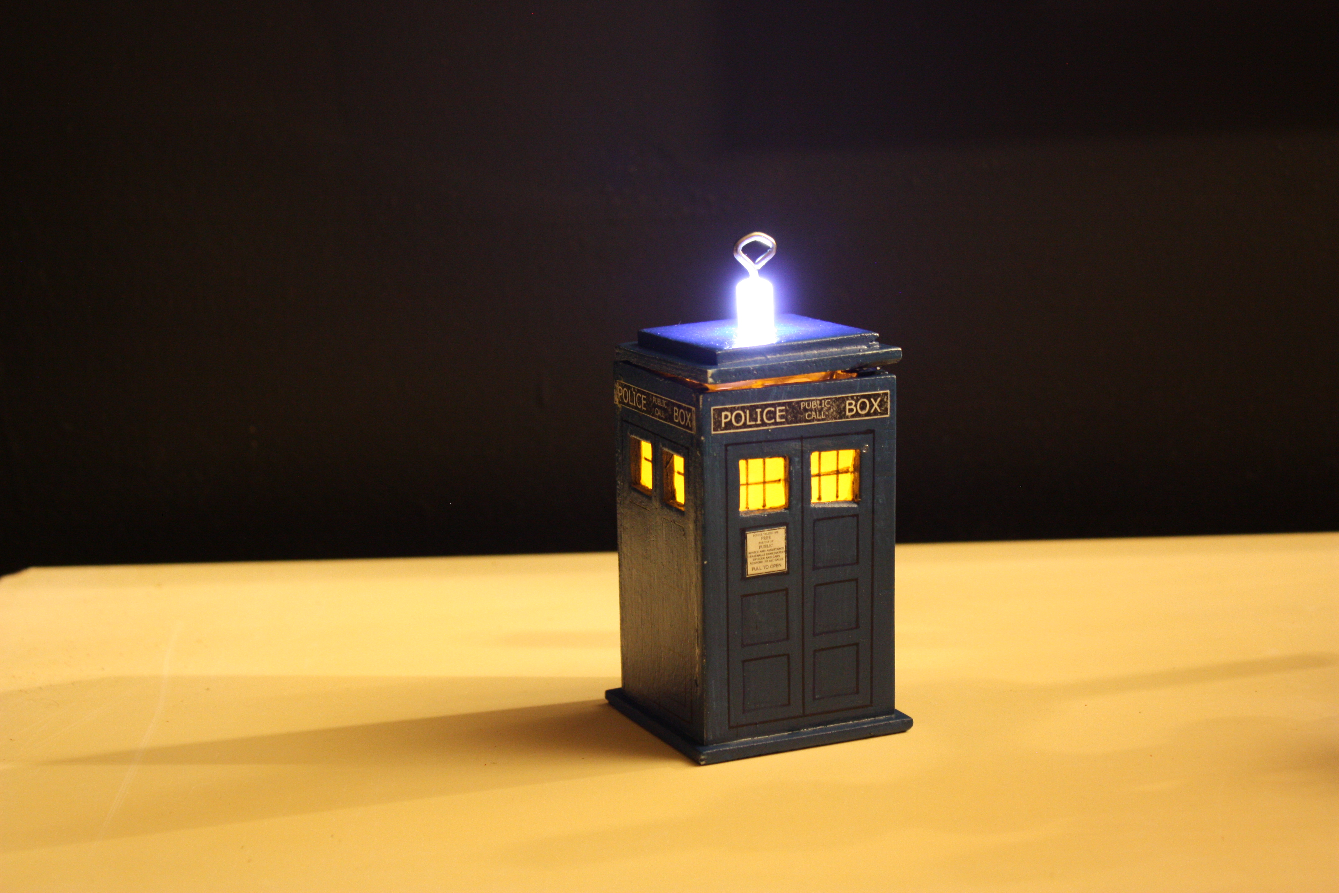 DIY TARDIS Ornament