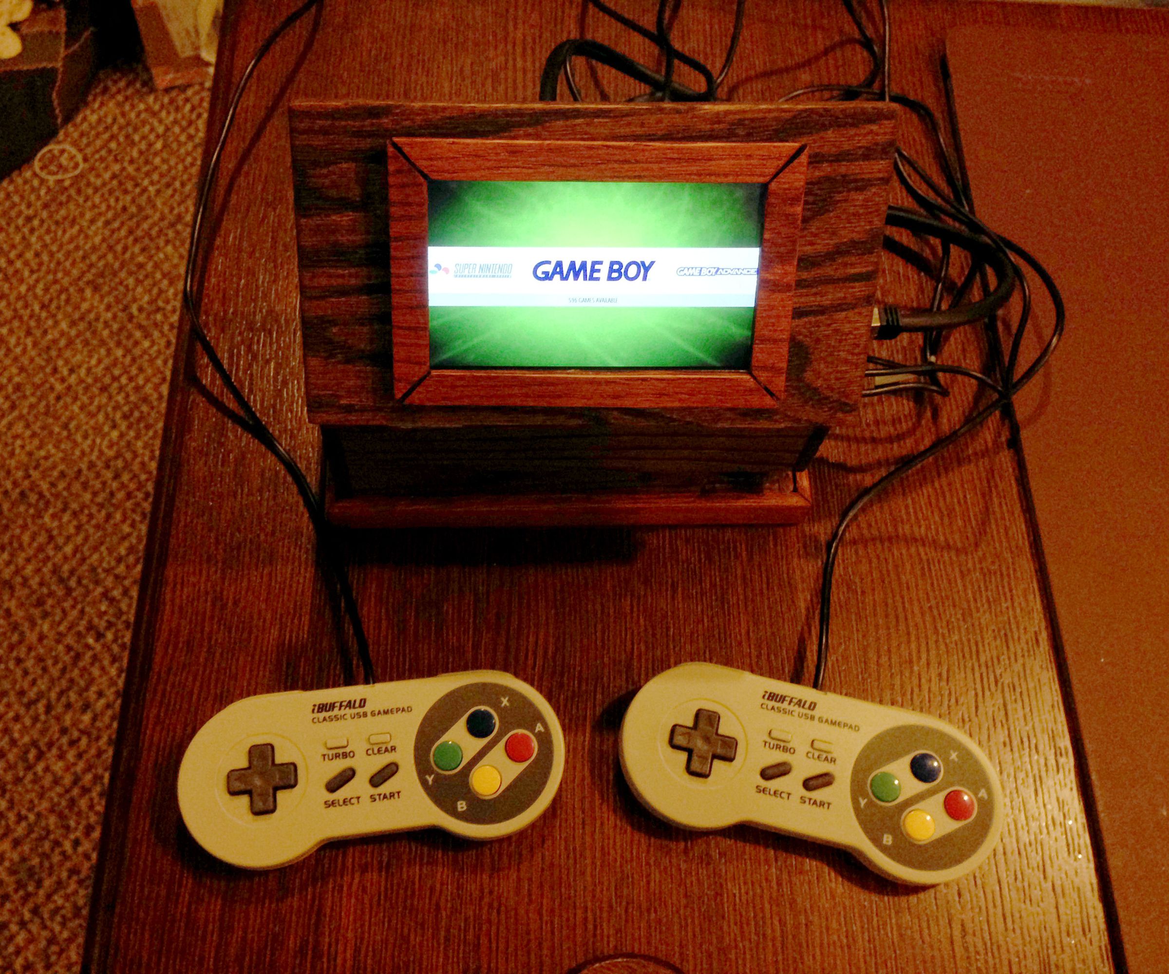 Piulator Portable Game System Via Raspberry Pi