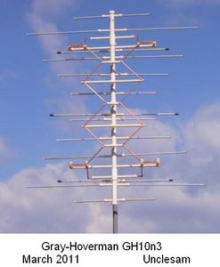 GH10n3 Gray-Hoverman TV Antenna