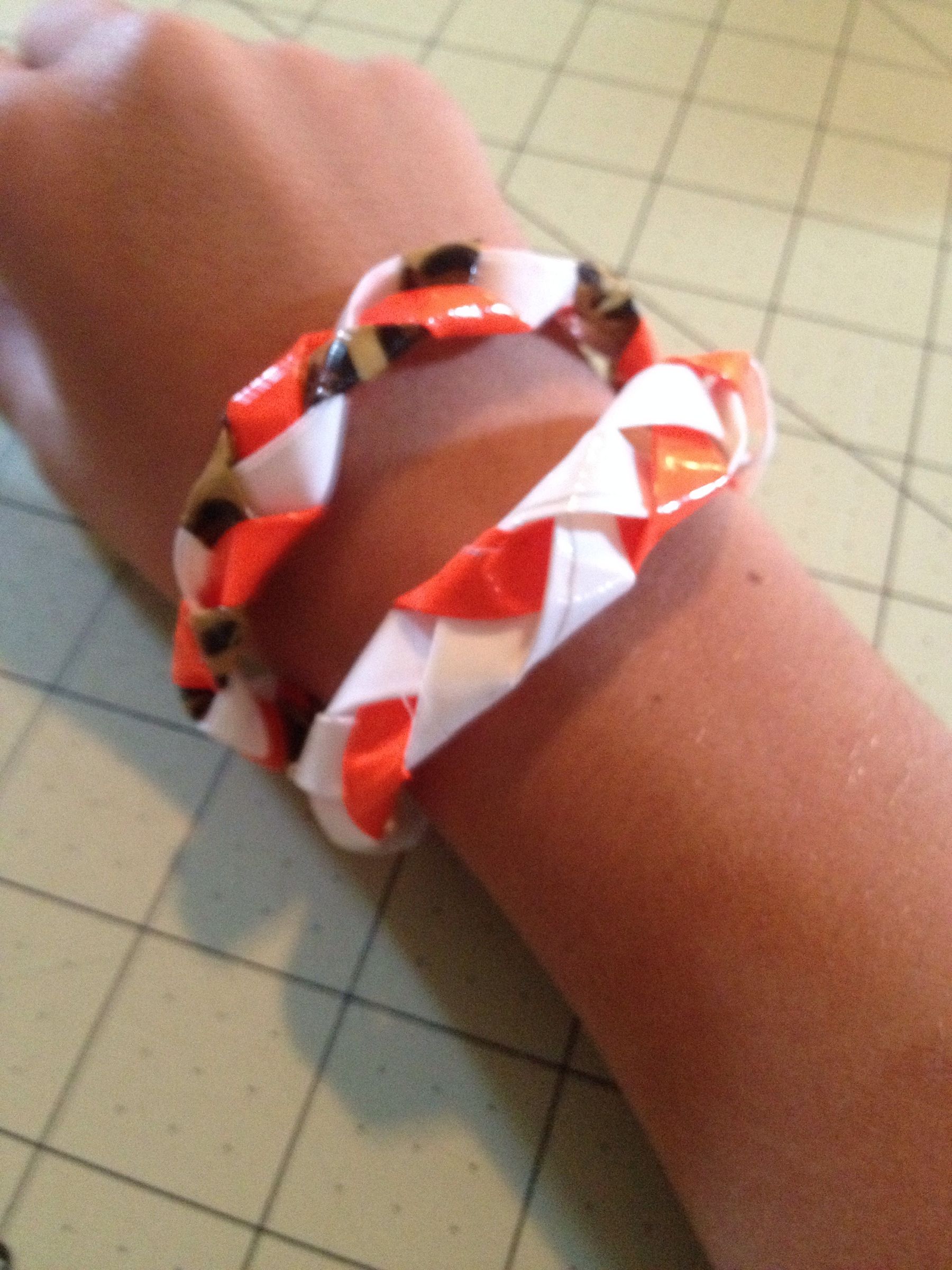 How To- Duct Tape Braided Bracelet