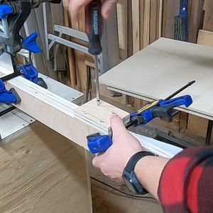 Attaching the Back to the Stop Block