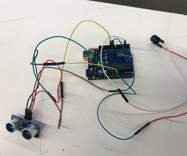 Distance Sensor With 5V Buzzer