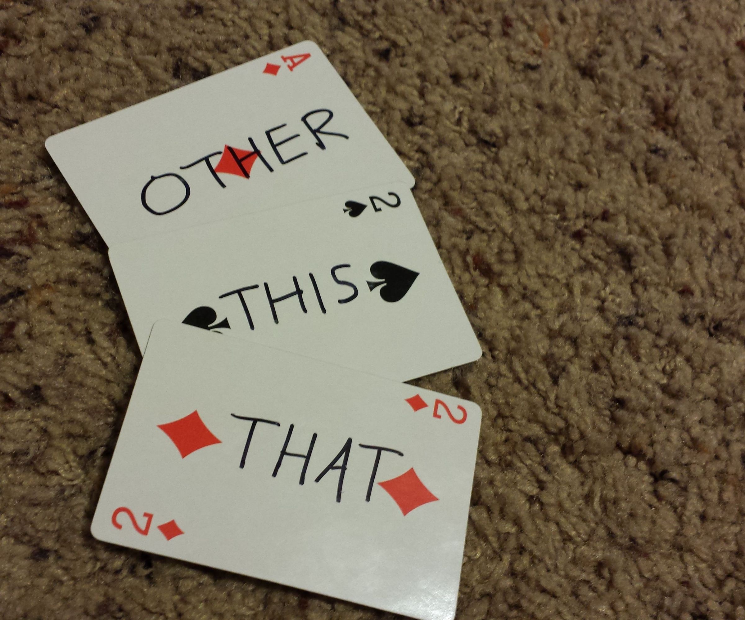 This, That, and Other - the Magic Card Trick