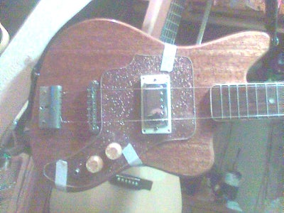 Resurrection of a 60`s Woolworths Teisco Audition Electric Guitar