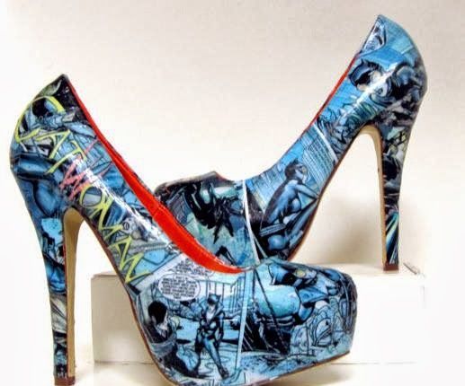 How to Make Comic Print Heels