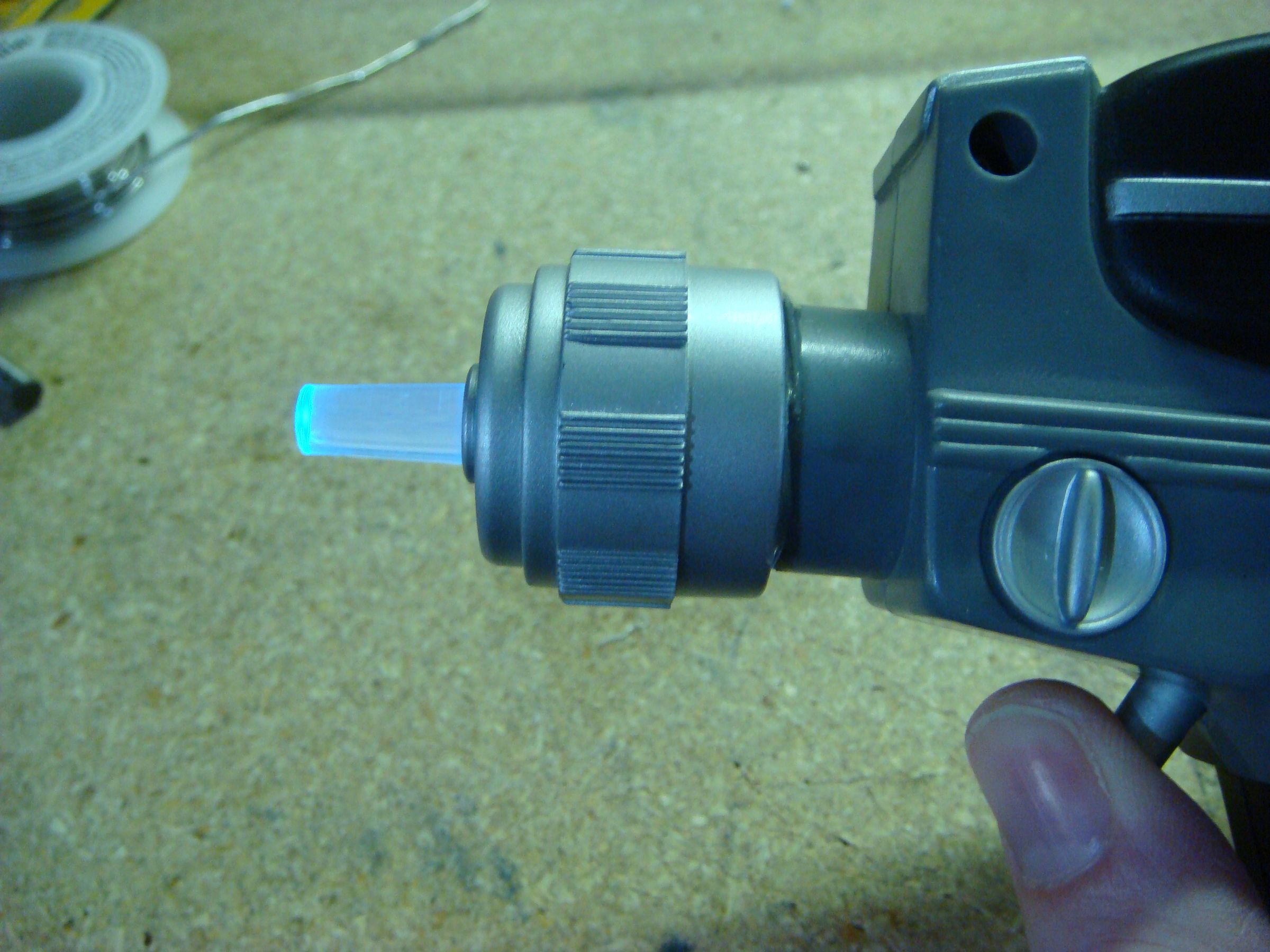 10-min. Star Trek Phaser Flashing LED Mod