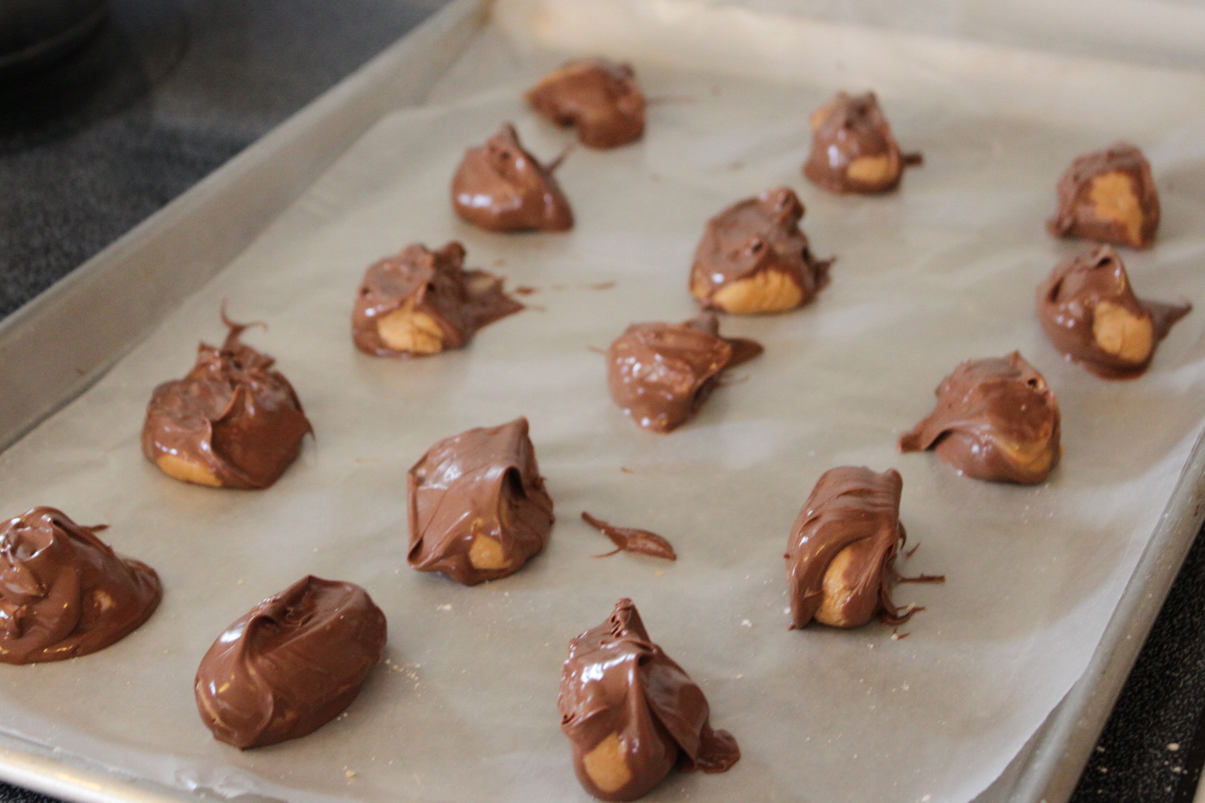 Chocolate Covered Peanut Butter Balls