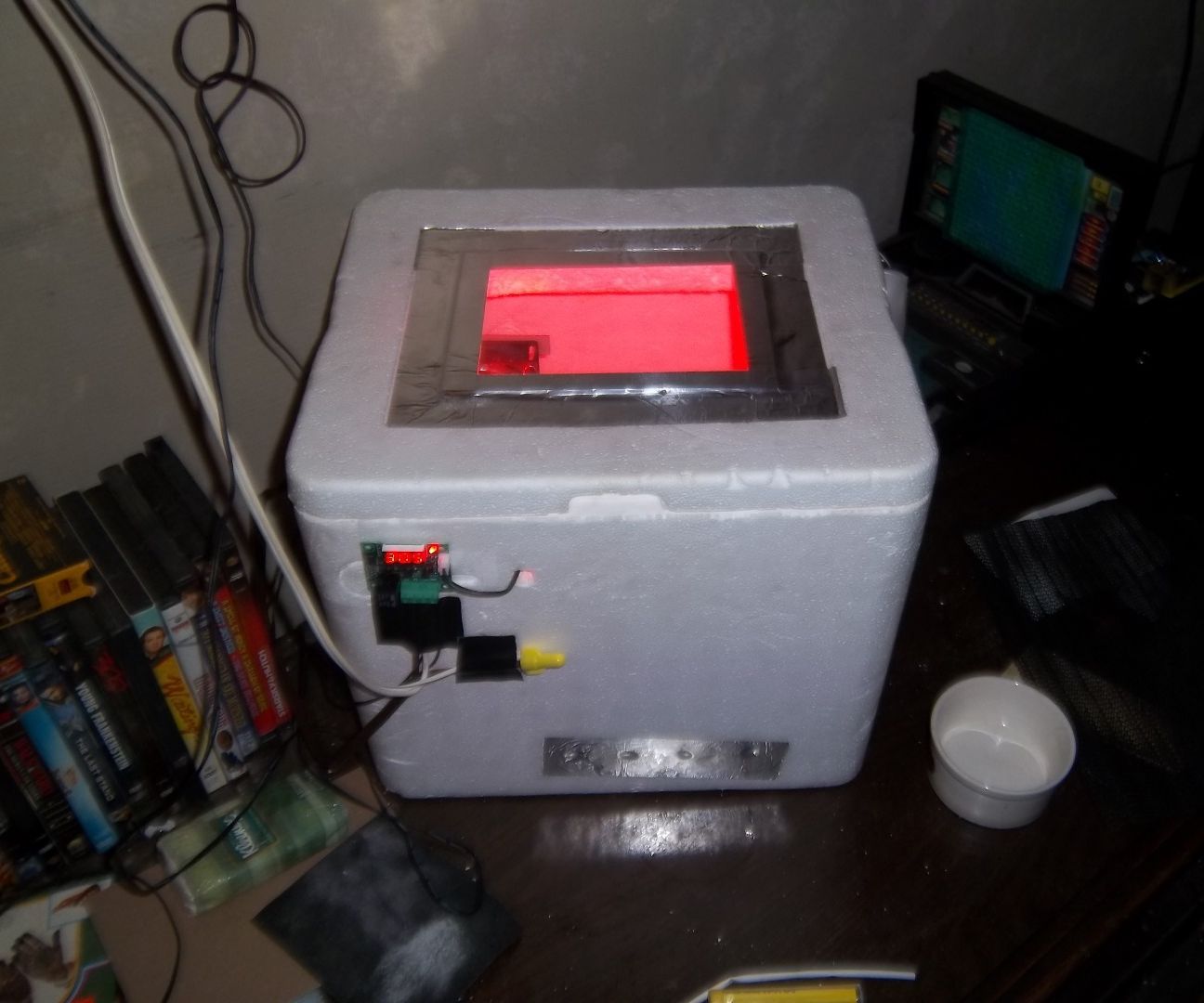 Foam Cooler Egg Incubator