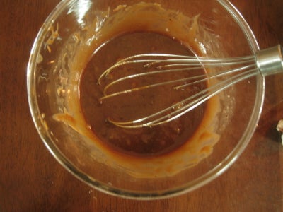 Mix Chocolate Based Part and Egg Based Part