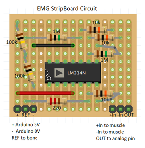 Simple Dry Electrode EMG for Arduino : 4 Steps - Instructables