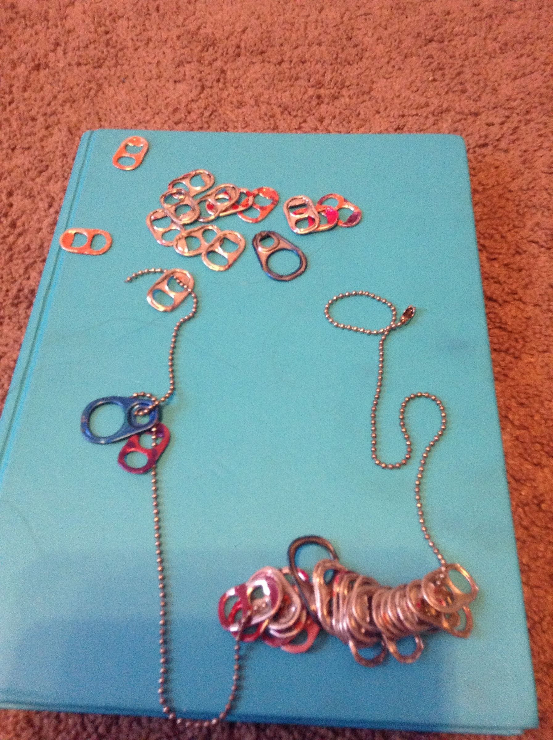 Cool Bottle Tab Necklace 6 Steps Instructables