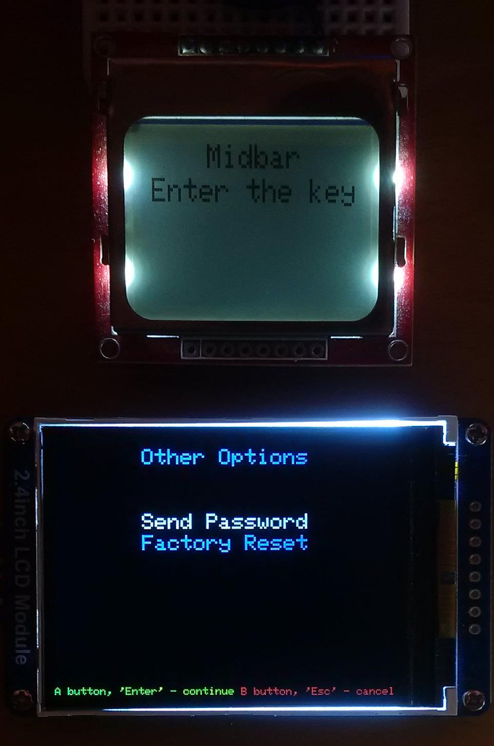 Send Password to the Receiver