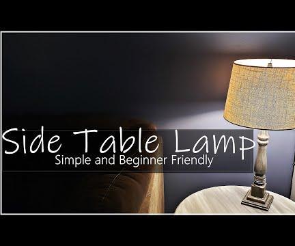 DIY Lamp From a Table Leg