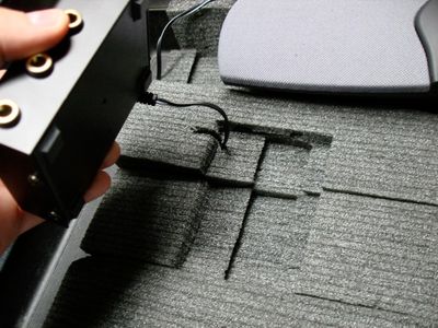 Cut Additional Spaces for the Wiring