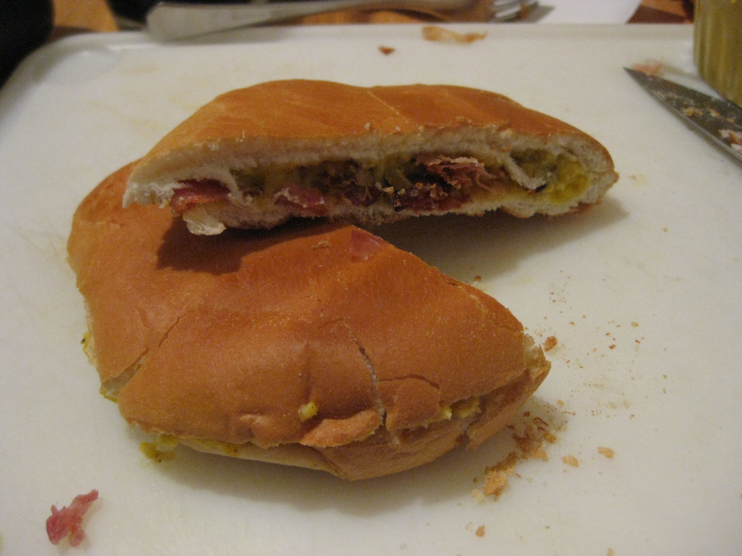 Panino Alla Carbonara (Carbonara Sandwich)