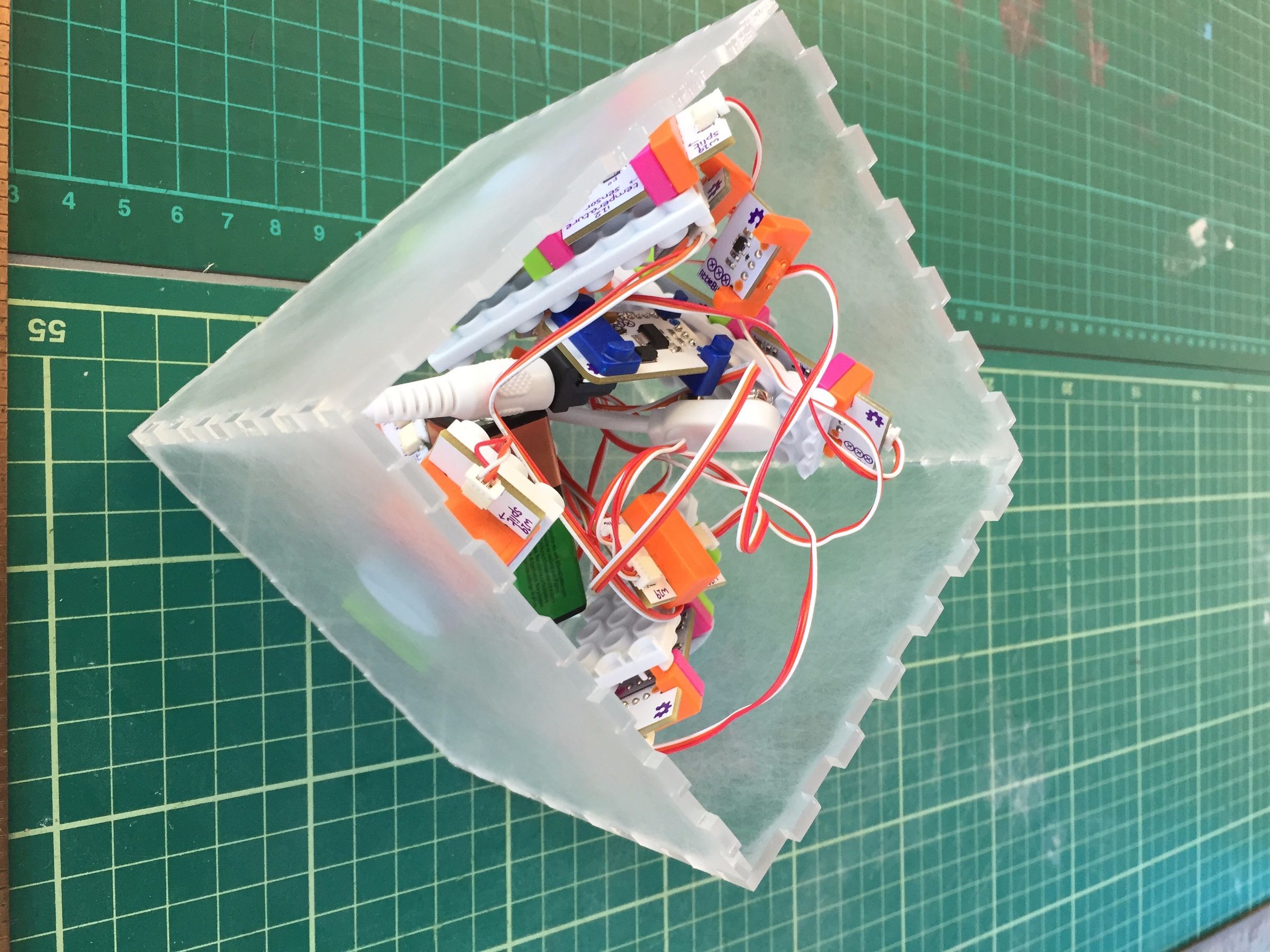 Temperature Cube With LittleBits Instructables