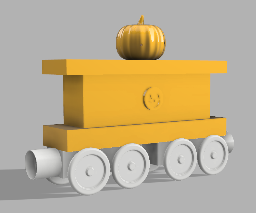 Pumpkin Theme Toy Train