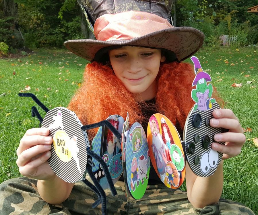 HALLOWEEN SPIDER CD SCRAPBOOK