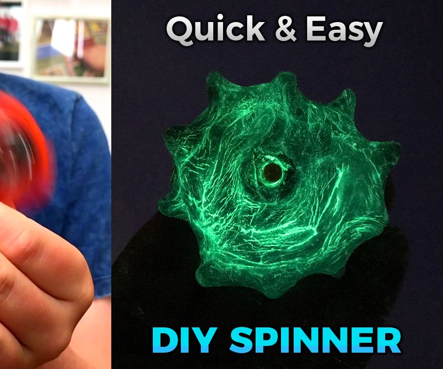 Custom Moldable Fidget Spinners