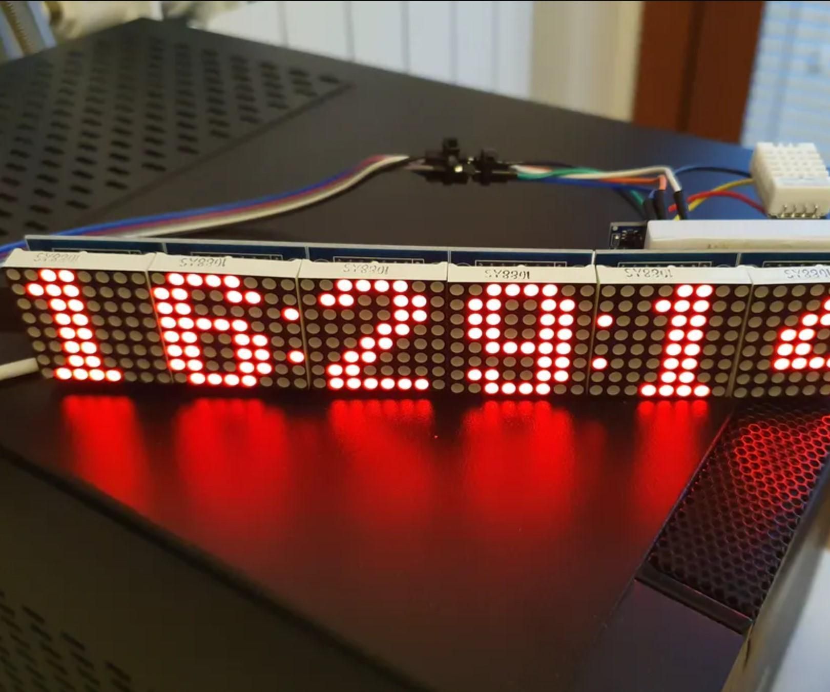 WiFi NodeMCU ESP8266 Google Clock
