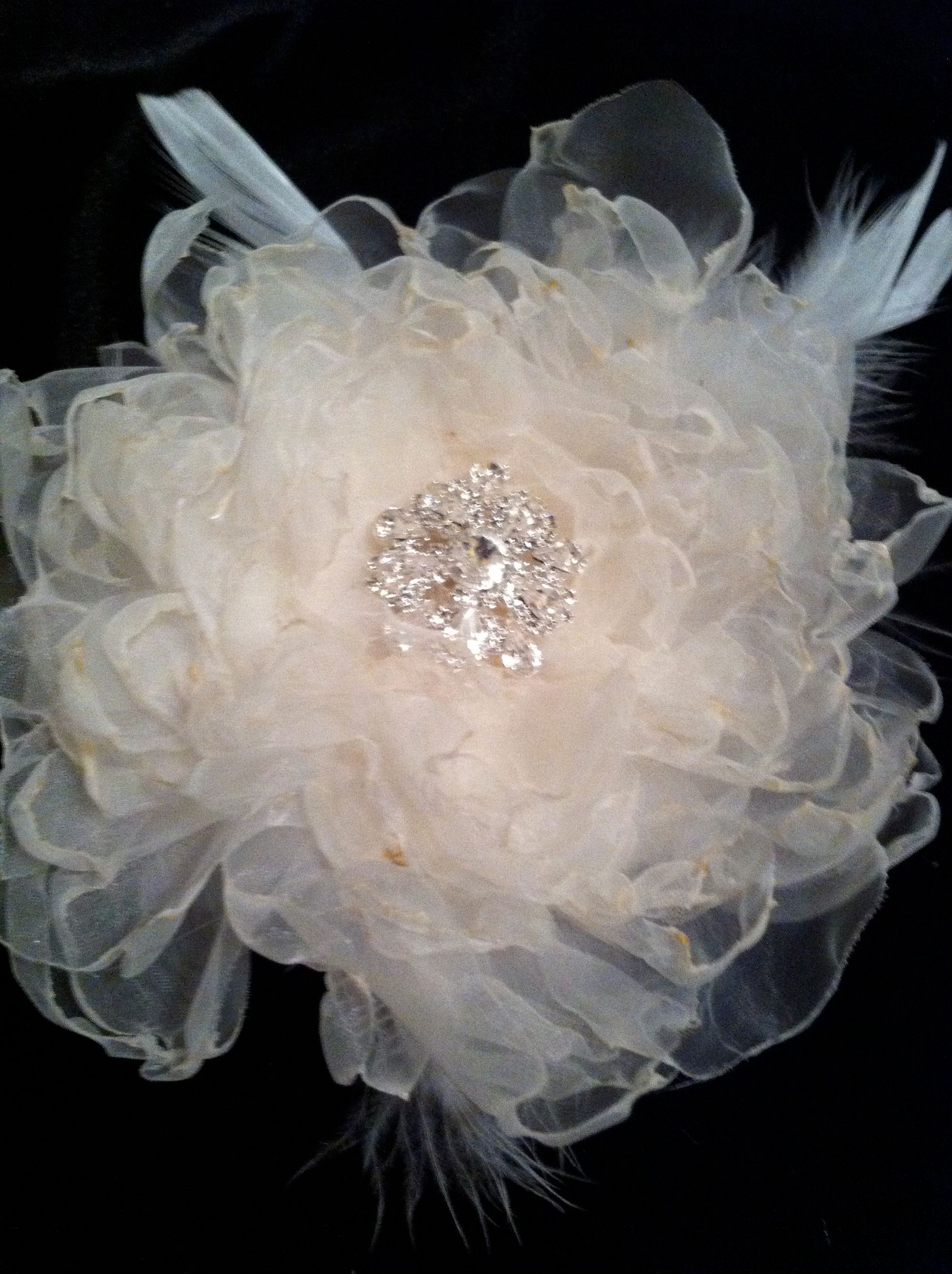 {SERENA} How to Make a Diy Wedding Fabric Flower Fascinator