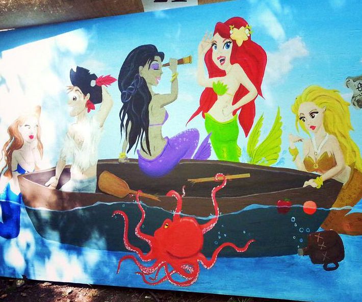 Mermaid Mural
