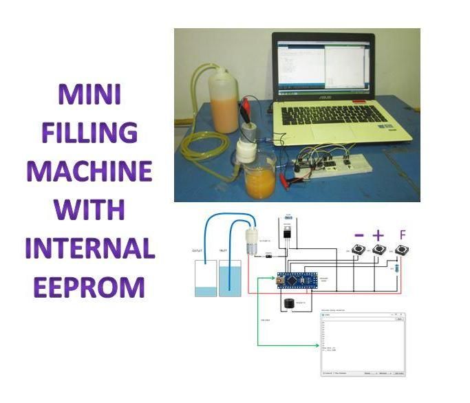 Mini Filling Machine With Internal EEPROM