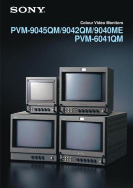 DESIGN RETROSPECTIVE-SONY PVM (Professional Video Monitors)