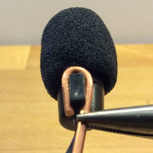 Thread Mic Wire and Adjust Mic Angle