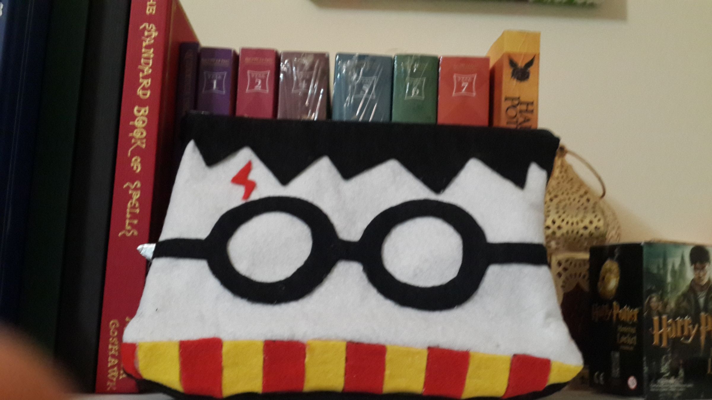 Harry Potter Pencil Case Fabric Hp With Gun Glue 6 Steps (with