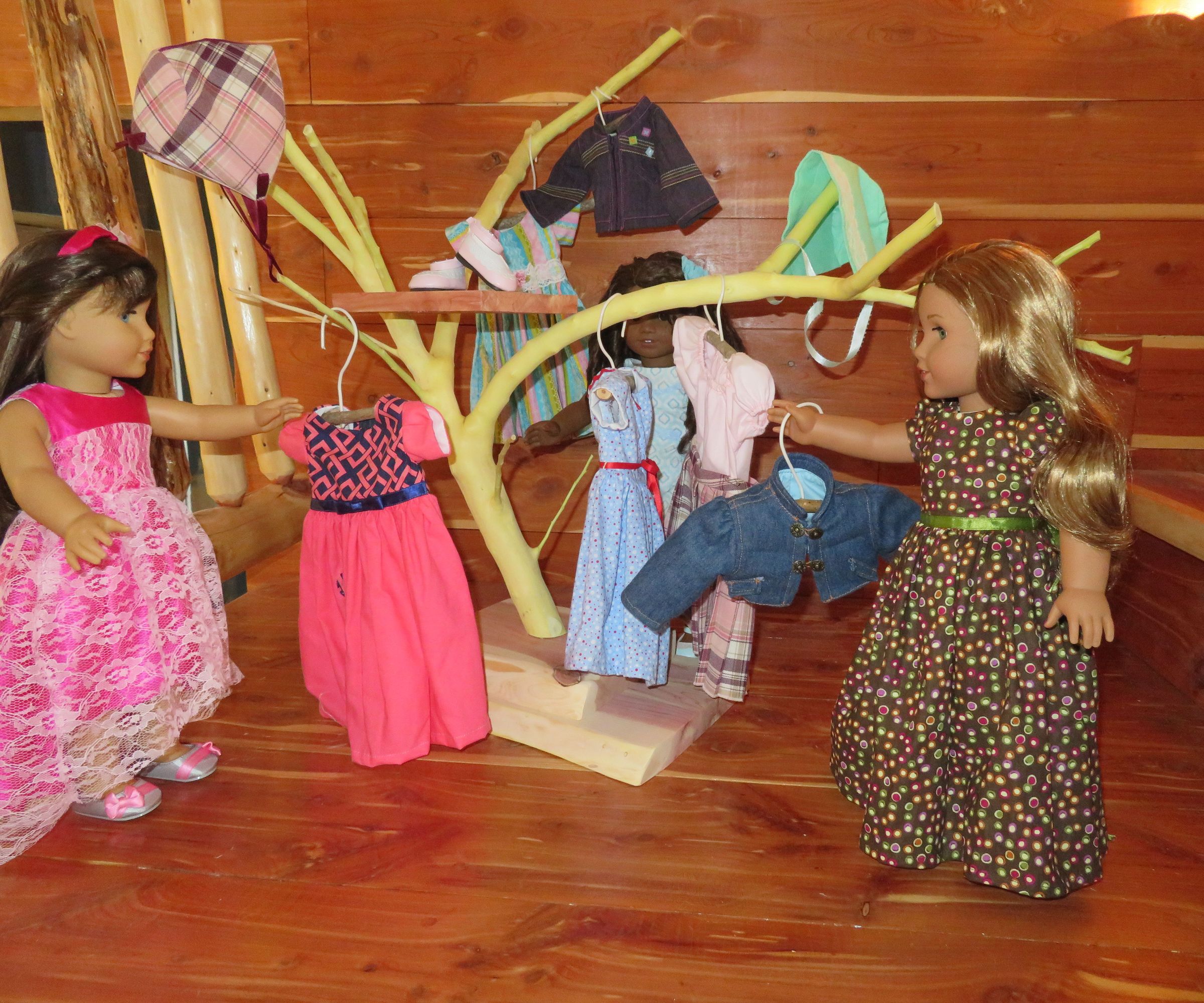 Rustic Bonsai Tree Shelf/Rack