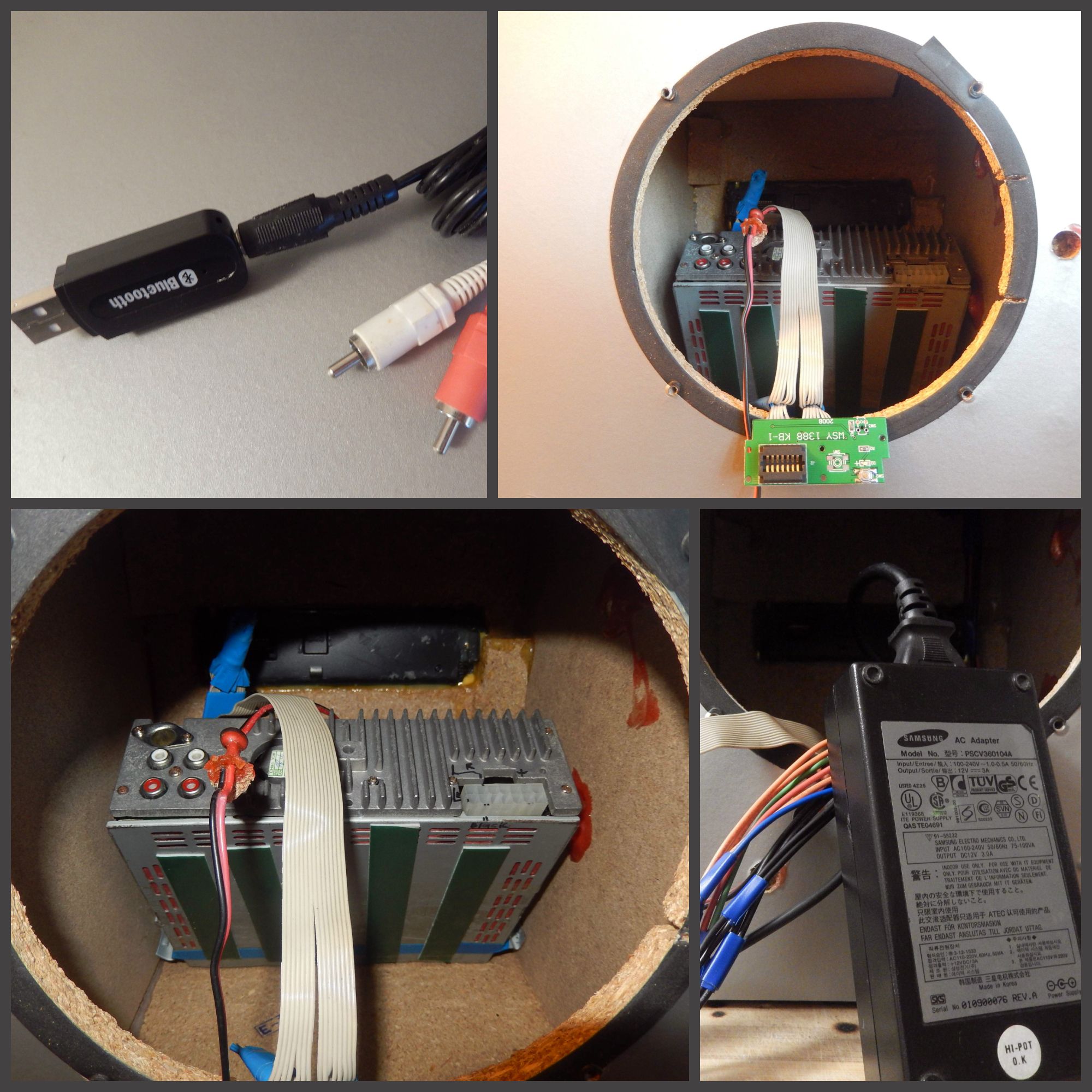 Wireless Boombox of Car Stereo & Subwoofer 4 Steps Instructables