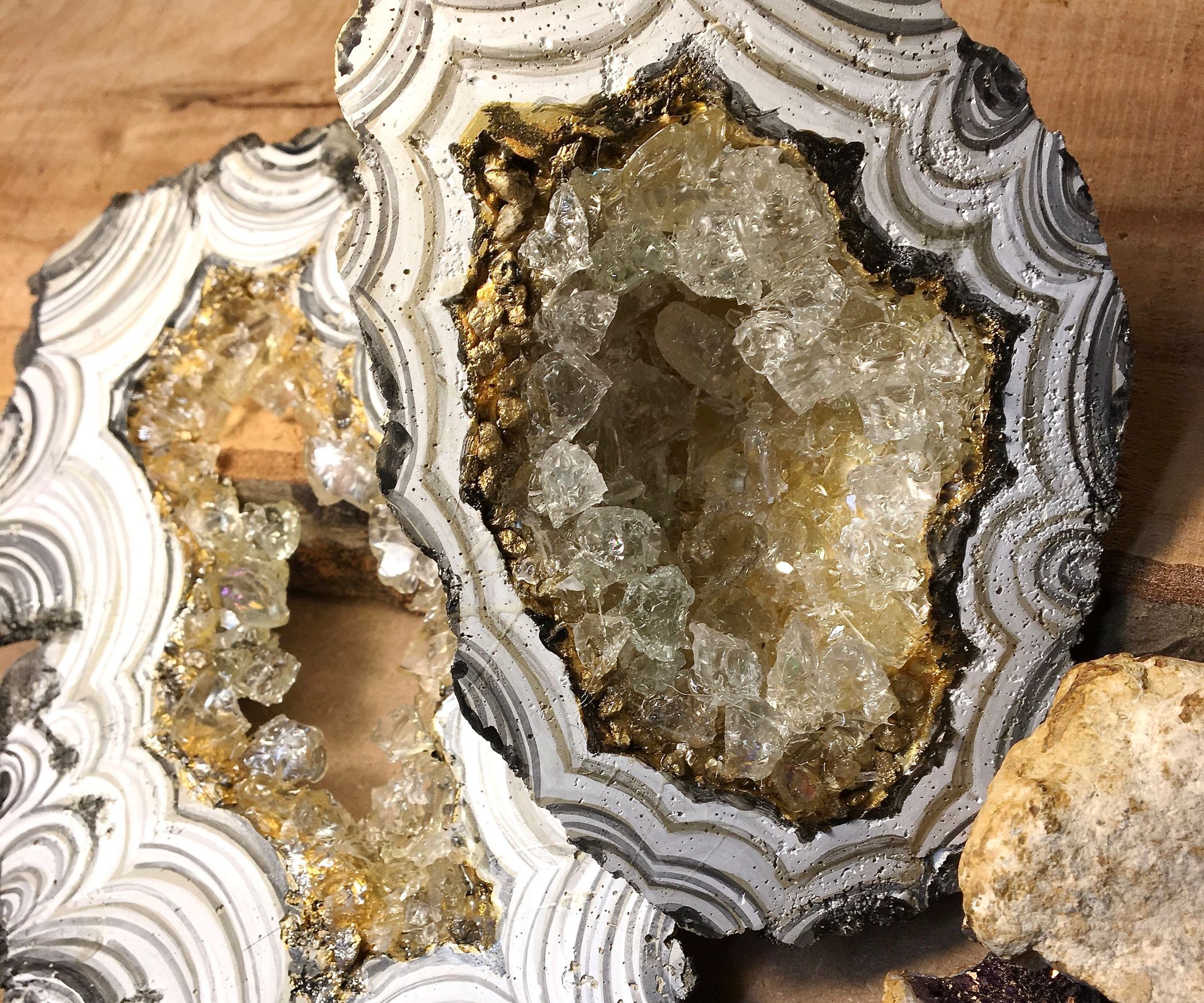 Fabulous Fake Concrete Geodes 6 Steps (with Pictures) Instructables