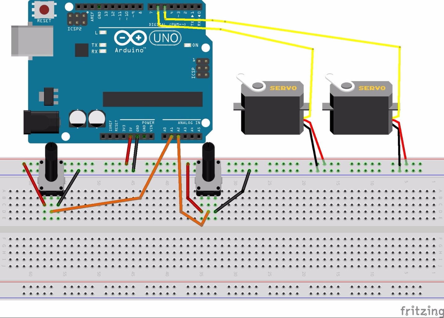 Arduino Pan Tilt Controlled : 3 Steps - Instructables