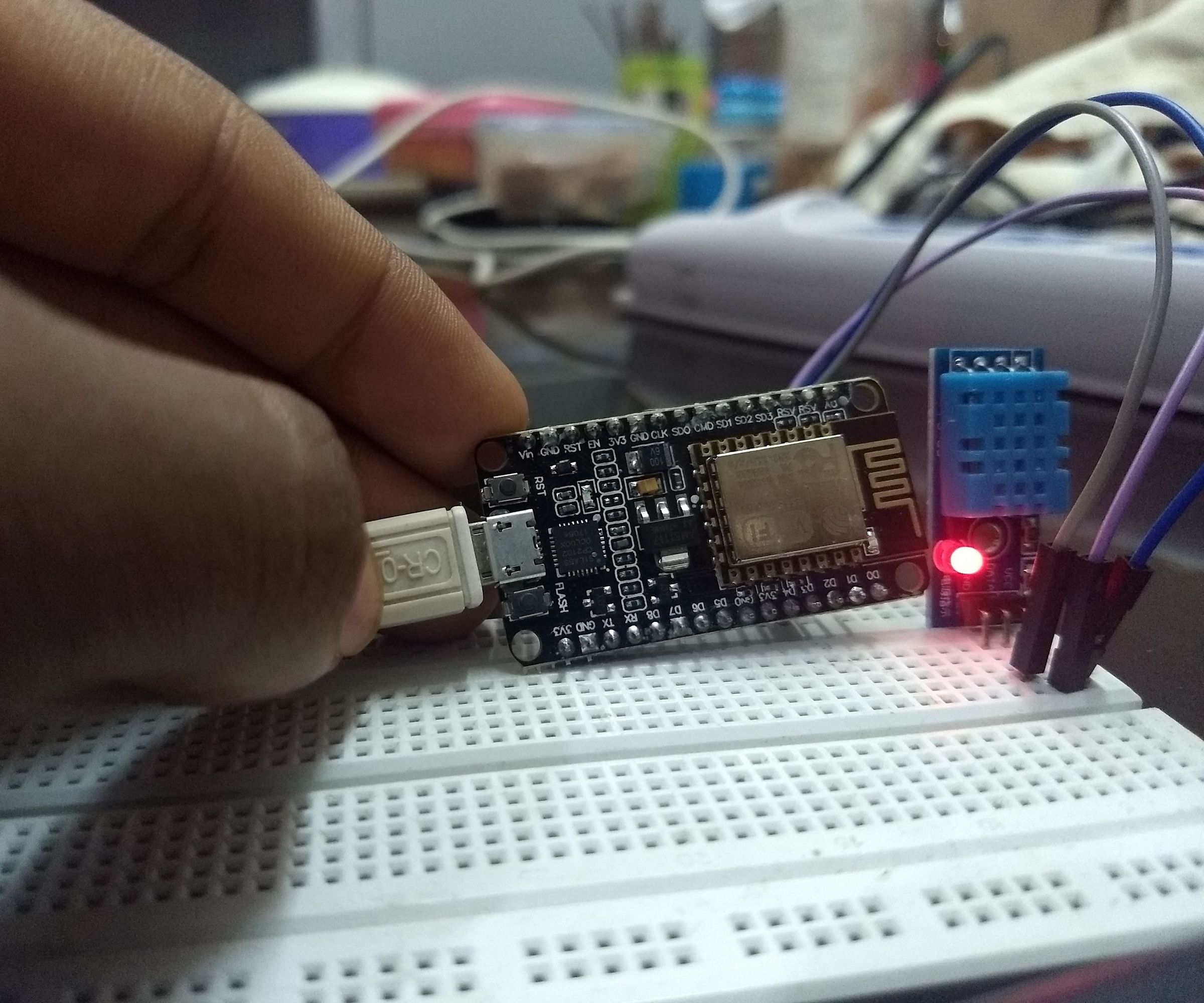 Tempreture |  Humidity | Node Mcu | DHT11