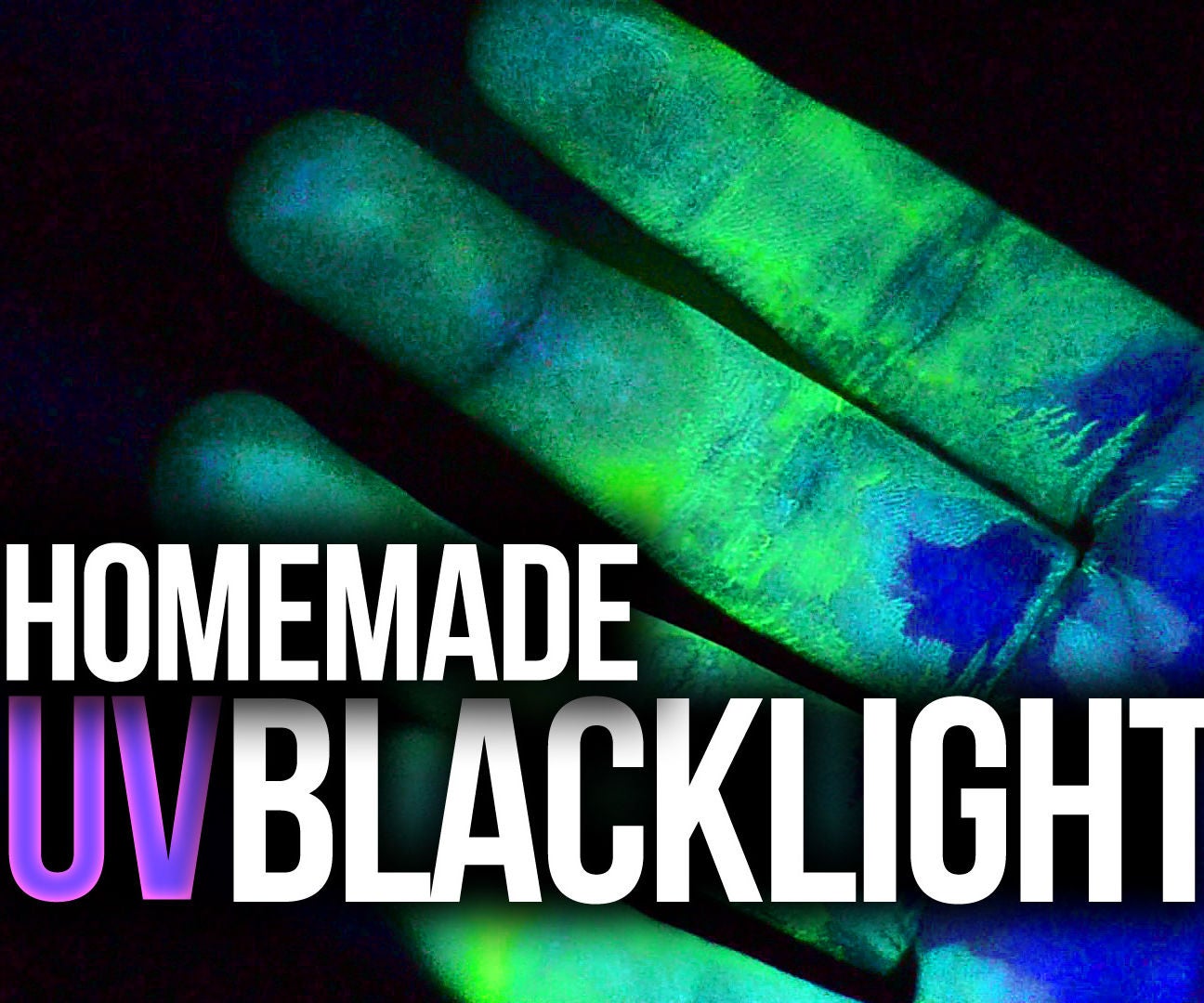 Make a UV Black Light at Home 5 Steps (with Pictures) Instructables