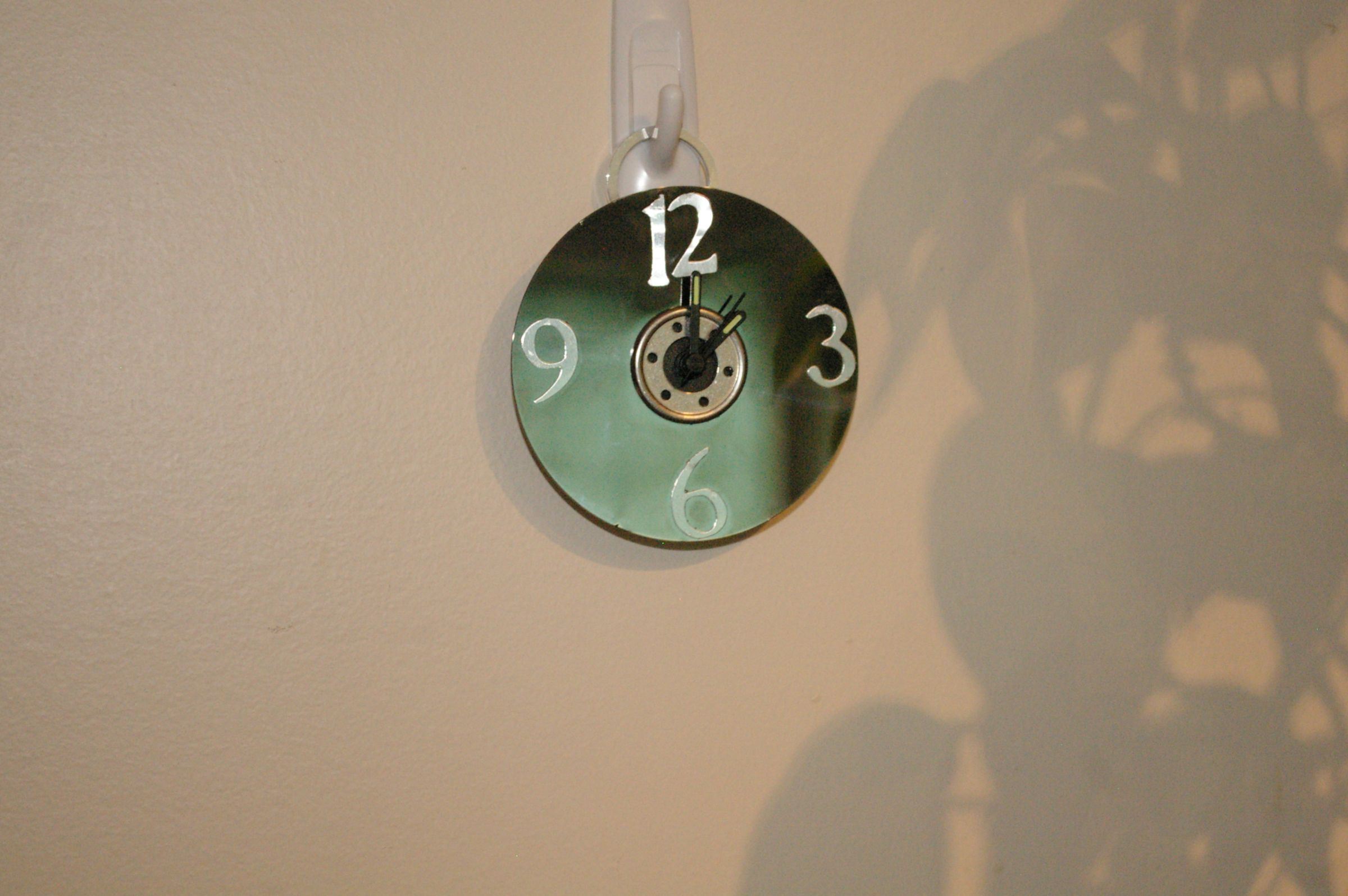Simple Hard Drive Platter Clock