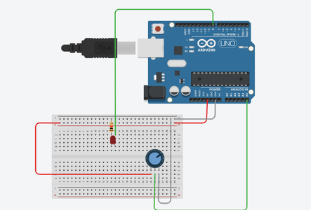Blinking Arduino LED With Potentiometer to Adjust Delay