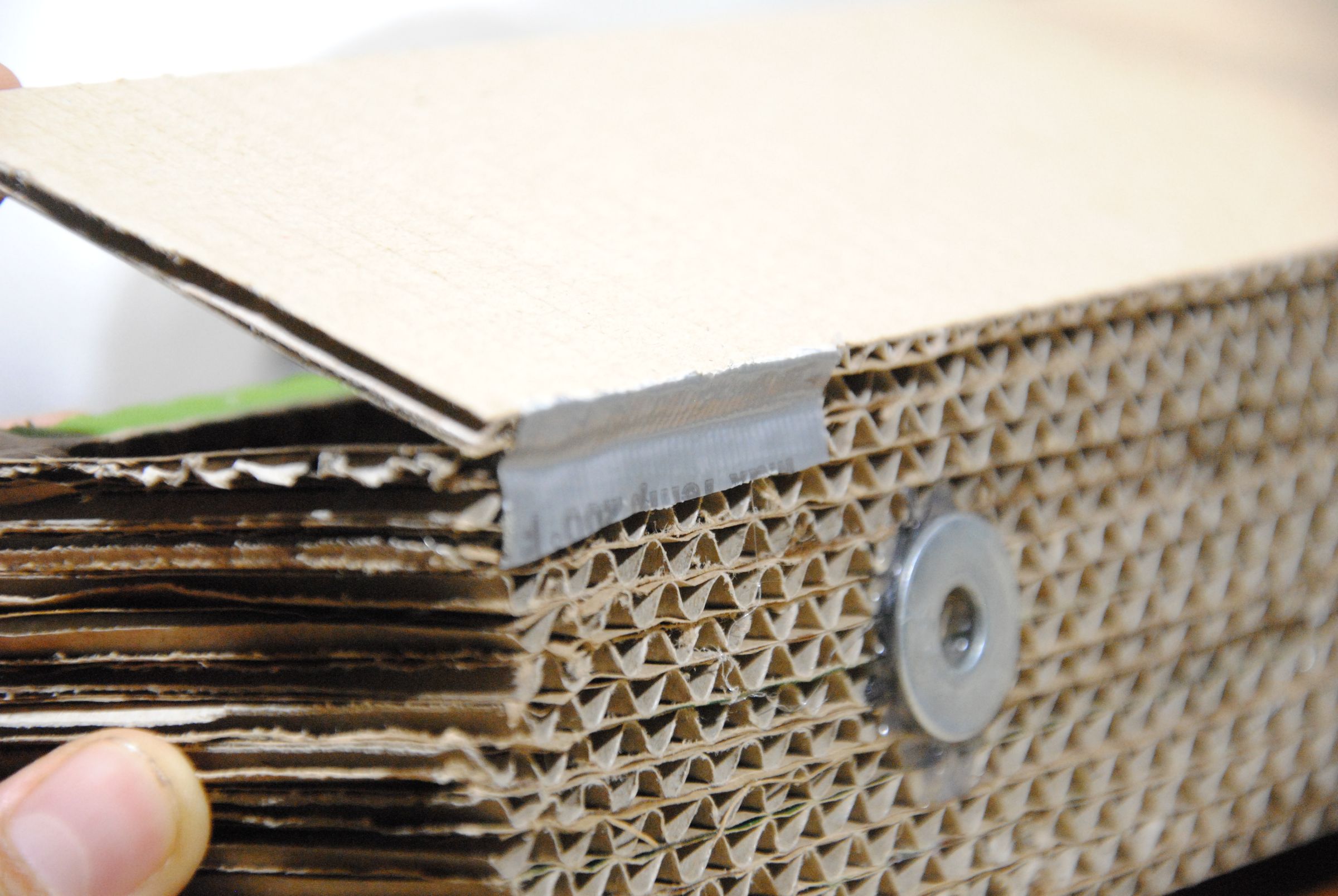 DIY Floating Cardboard Shelf With HIDDEN STORAGE! 9 Steps (with