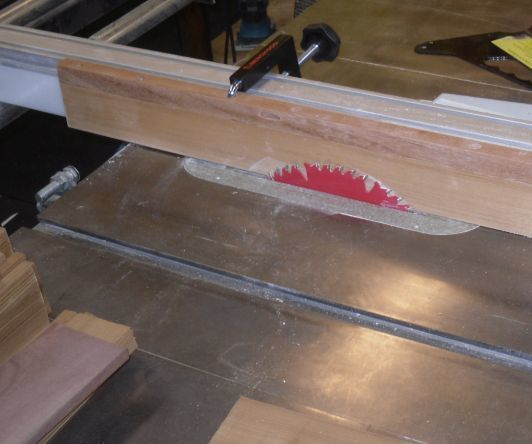 Sacrificial Table Saw Fence Clamp Storage