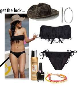 HOW TO MAKE RIHANNA FRINGE 2012 BIKINI SWIMSUIT EASY
