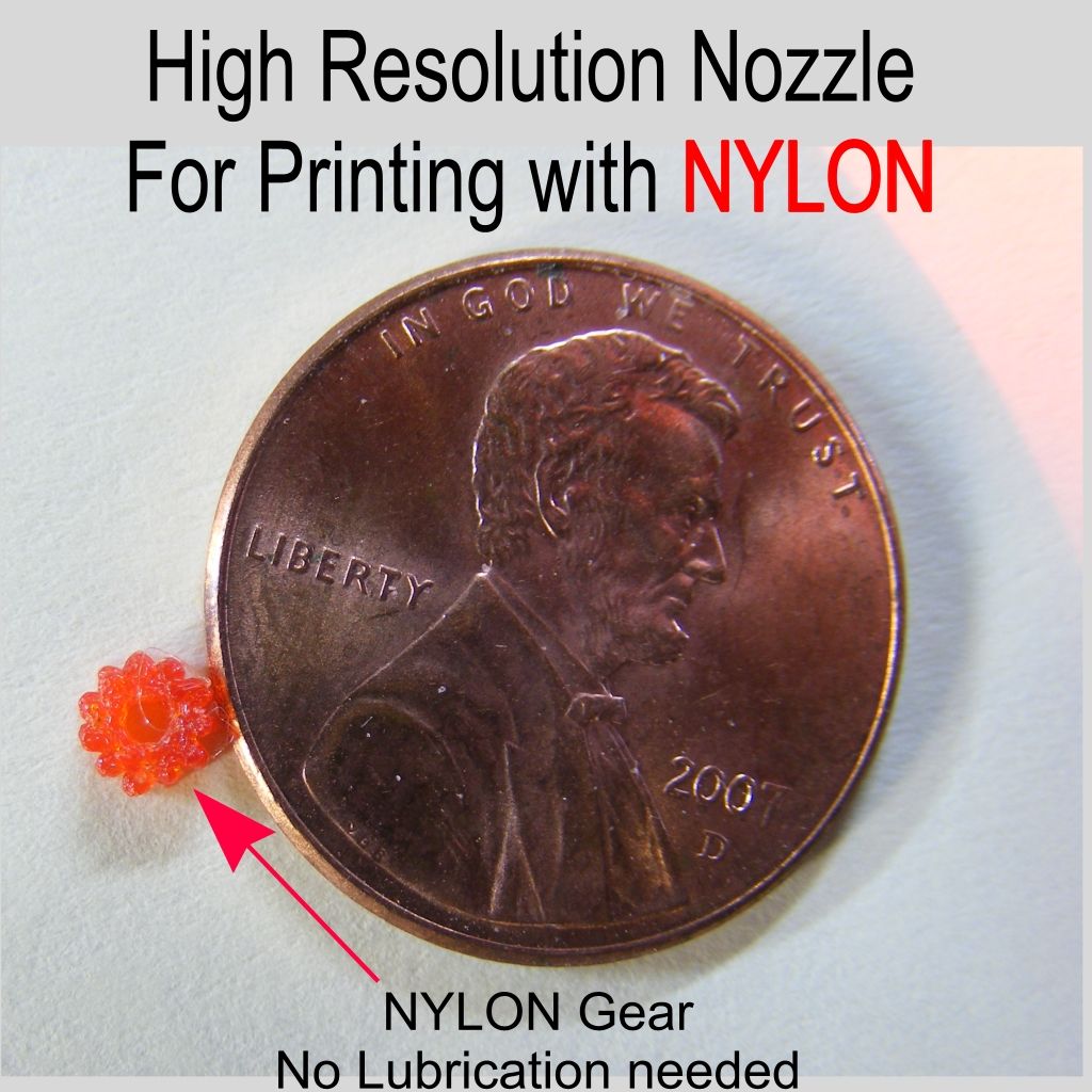 How to Make a High Resolution NYLON, ABS and PLA Nozzle for a 3D Printer.