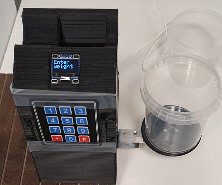 A Scale for Automatic Bottle Filling and Honey Filling Machine
