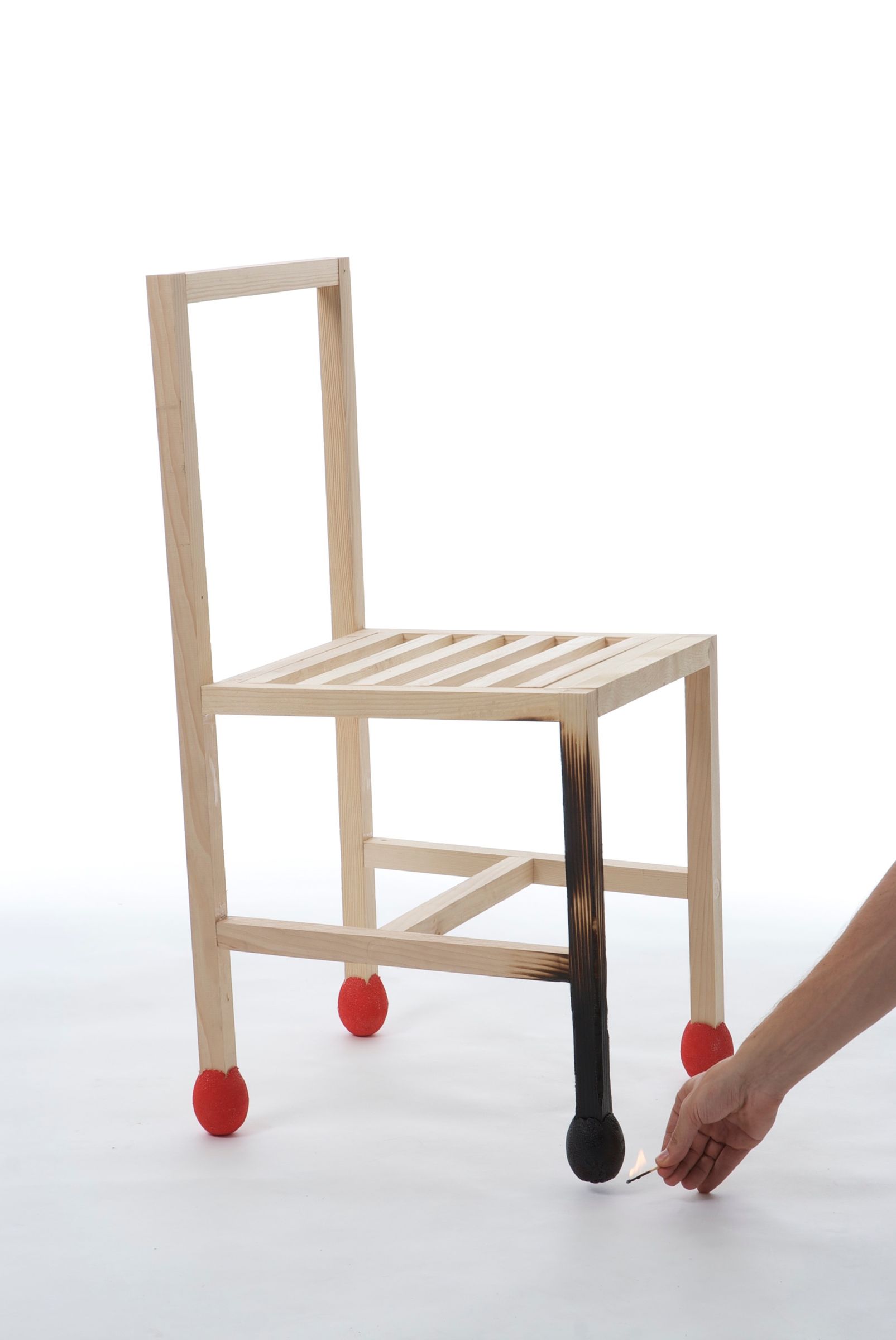 Giant Match Chair (La Pucelle) by Samuel Bernier