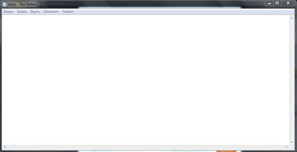 Open Notepad